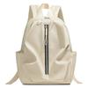 Schoolbag niche trend casual large capacity backpack 1011 new trend simple solid color fashion trendy travel backpack
