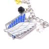 Anime Attack On Titan Charms Bracelet Wings of Liberty Freedom Scouting Legion Eren Bangle Bracelets for Women Men Jewelry