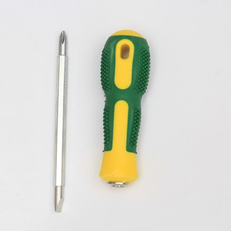 Multipurpose Massage Handle Dual-purpose Screwdriver with A Cross Shaped Burr and 4-inch Dual-purpose Screw Screw Driver Tools