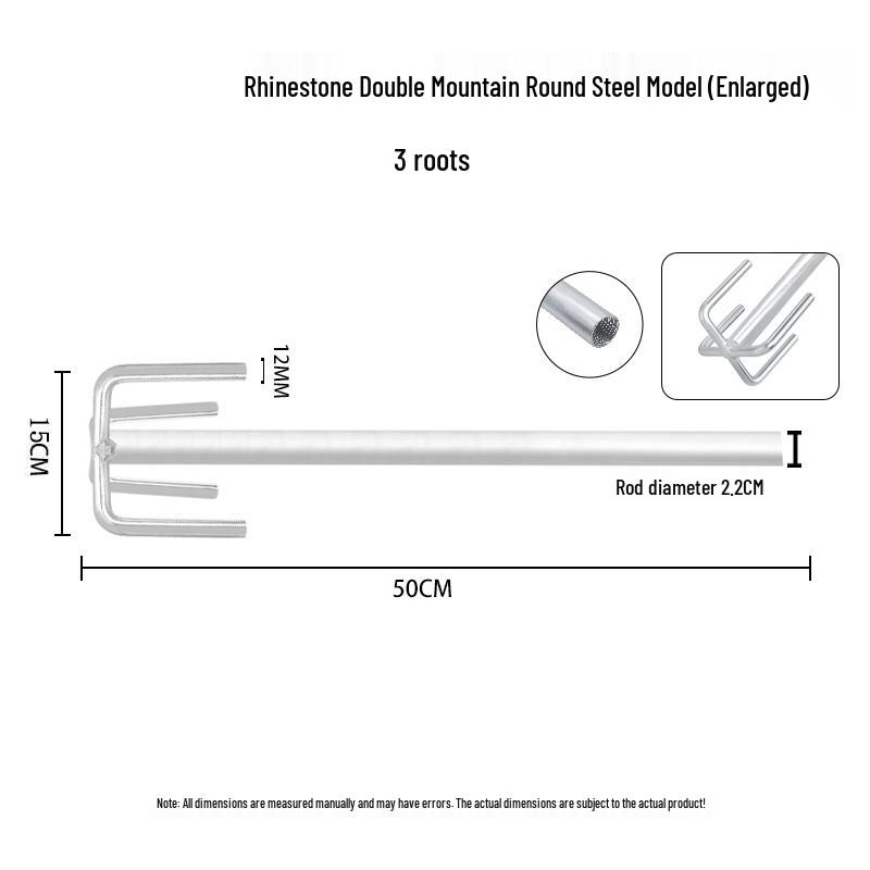 Thickened Double Mountain Plaster Putty Paint Mixer Rod