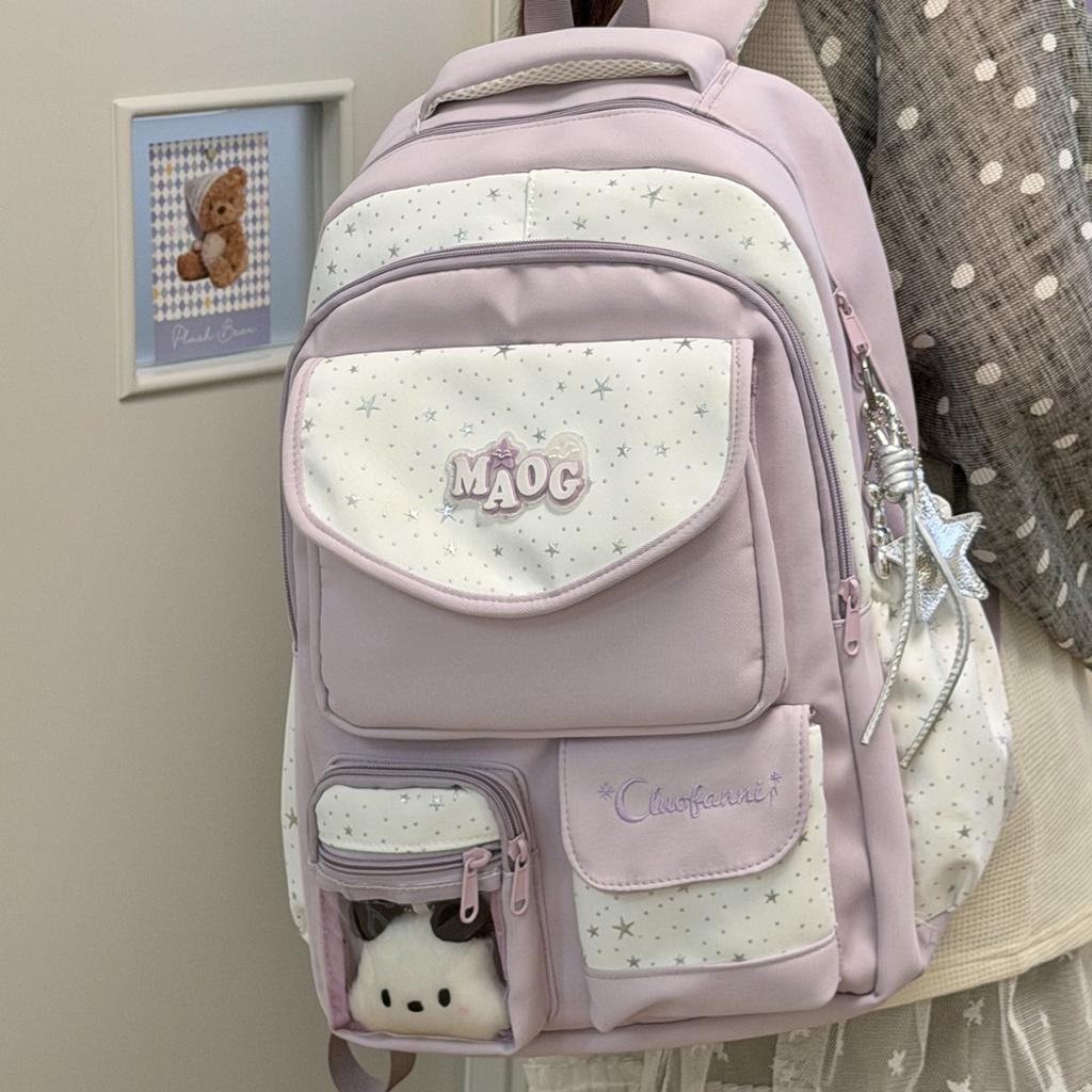 Schoolbag1011 new fresh and sweet high-value backpack girls Japanese junior high school high school students large-capacity backpack