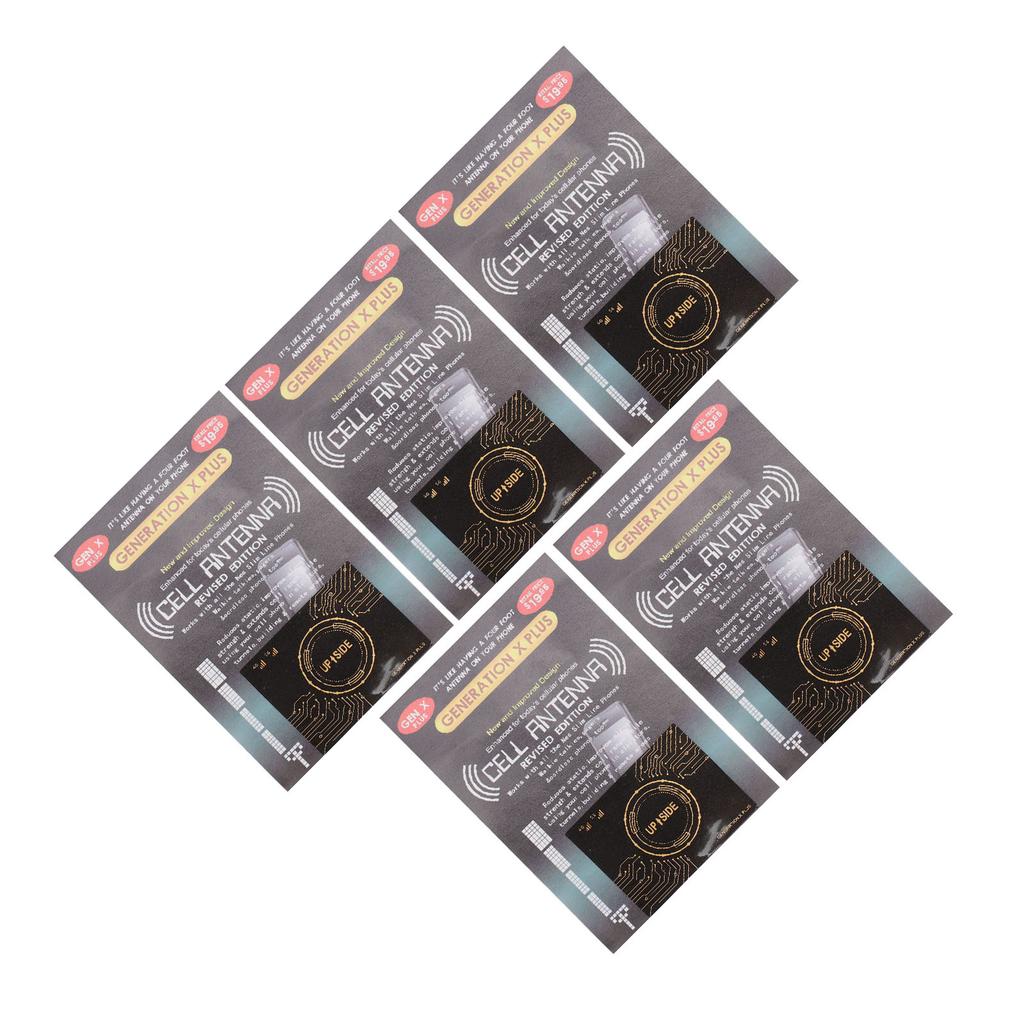 5 Stück Handy-Signalverstärkungsaufkleber Signalantennen-Booster-Aufkleber für Aufzüge Bergsteigen Tunnel