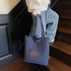 Wholesale Mori Simple Portable Tote Bag Women's Bag 2025 Summer New Letter Embroidered Shoulder Bag Commuter Armpit Bag