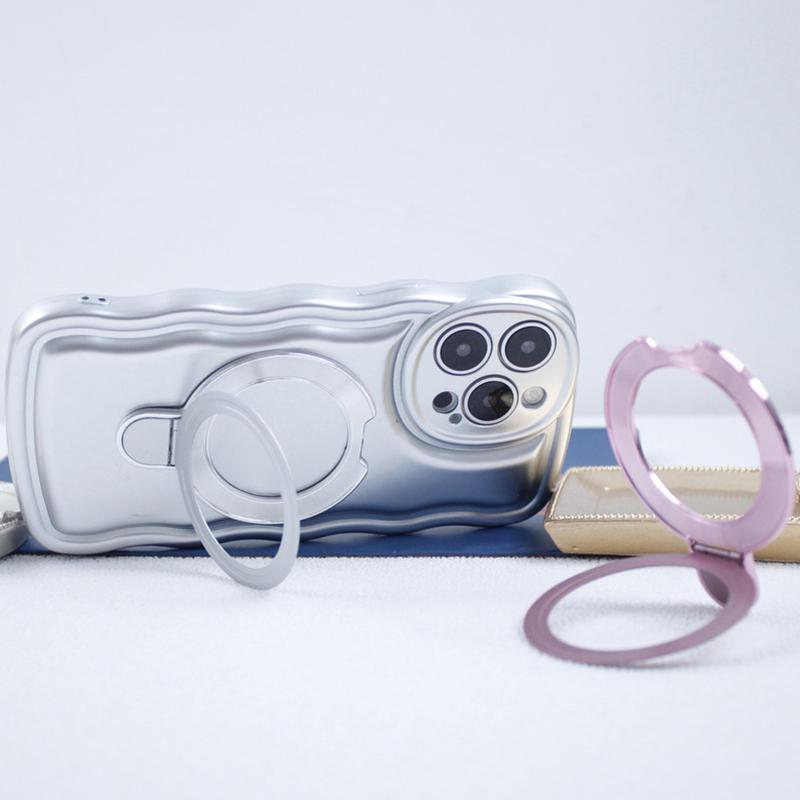 2.5Mm For Magsafe Ultra-Thin Magnetic Ring Kickstand Mobile Phone Holder Stand Metal Magnet Ring Buckle Bracket For Iphone