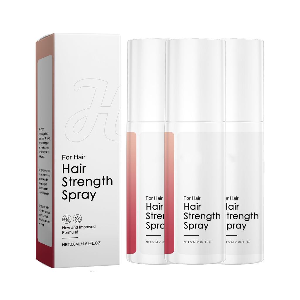 Haaröl Wachstumsspray Minze Haarstärkungsspray Nährend für Splissige Geschädigte Haarfollikel Für Haarwachstum Mit Wurzelkamm 50ml