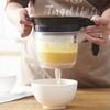1L Capacity Fat Separator Measuring Cup Oil Strainer Efficient Grease Separator  Healthier Cooking