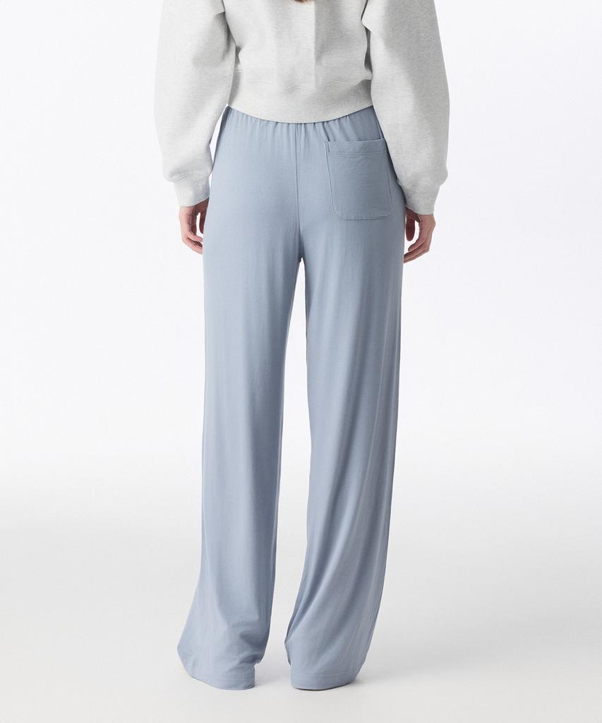 MUSINSA STANDARD WOMAN Women'S Jersey Wide Lounge Pants [Blue Grey]
