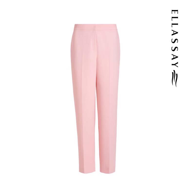 ELLASSAY Women's Tailored Wool Blend Trousers EWF351K00400