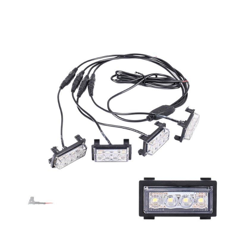 RGB Daytime Running Yellow Grille Light for Jeep Wrangler JL 2018-2023 (App-Compatible)