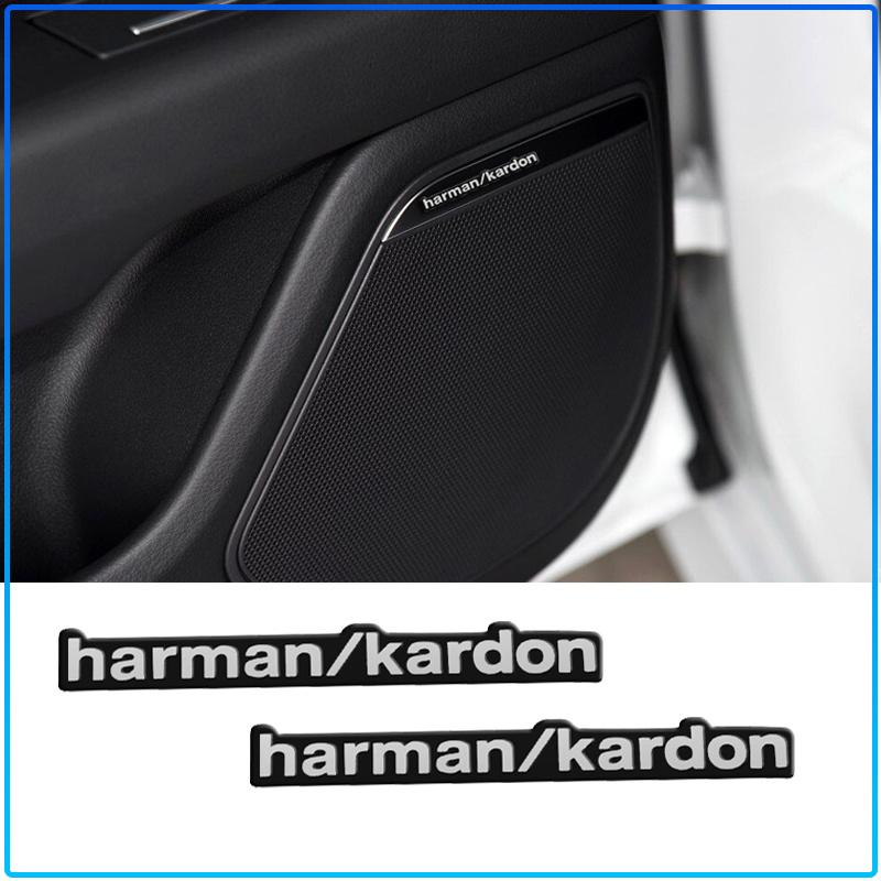 car Stickers 3D Aluminum harman/kardon Badge Speaker For BMW M Chery Citroen TRD Toyota Lexus Jeep Great Wall Subaru Infiniti egv1