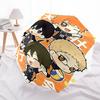 1pc Haikyuu! Chibi Characters Automatic Opening Umbrella Portable Folding Design with Iron Frame, Outdoor for Fans, Travelers, Everyday Use - Ide