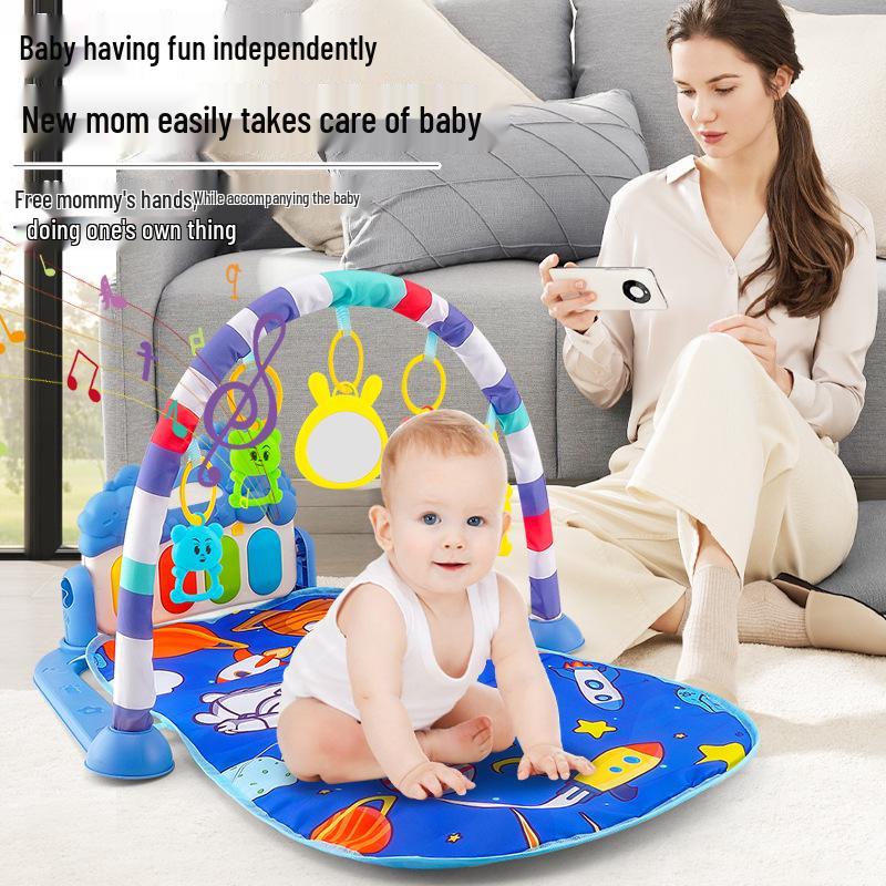 Cross-border Baby Music Gym: Interactive Piano Toy & Educational Game Mat for Newborns
