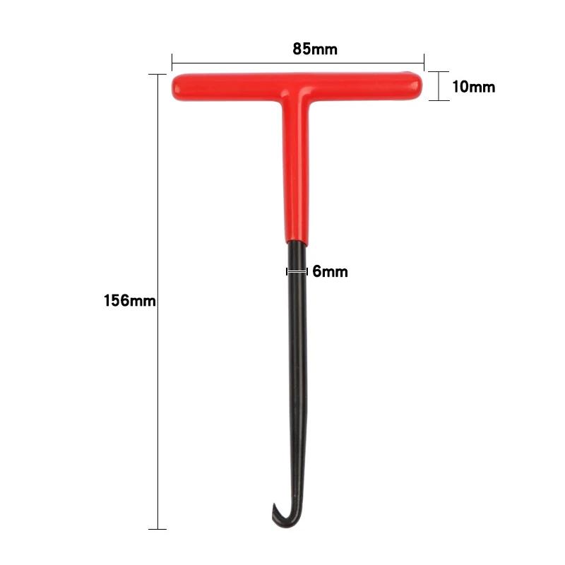Exhaust Pipe Spring Puller Tool T-Handle Spring Hook Wrench For Snowmobile ATV Motorcycle Muffler Exhaust Stand Removal Tool B