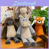 Adorável Brinquedo de Pelúcia de Burro Com Enchimento de Algodão PP Para Decoração de Casa e Escritório
