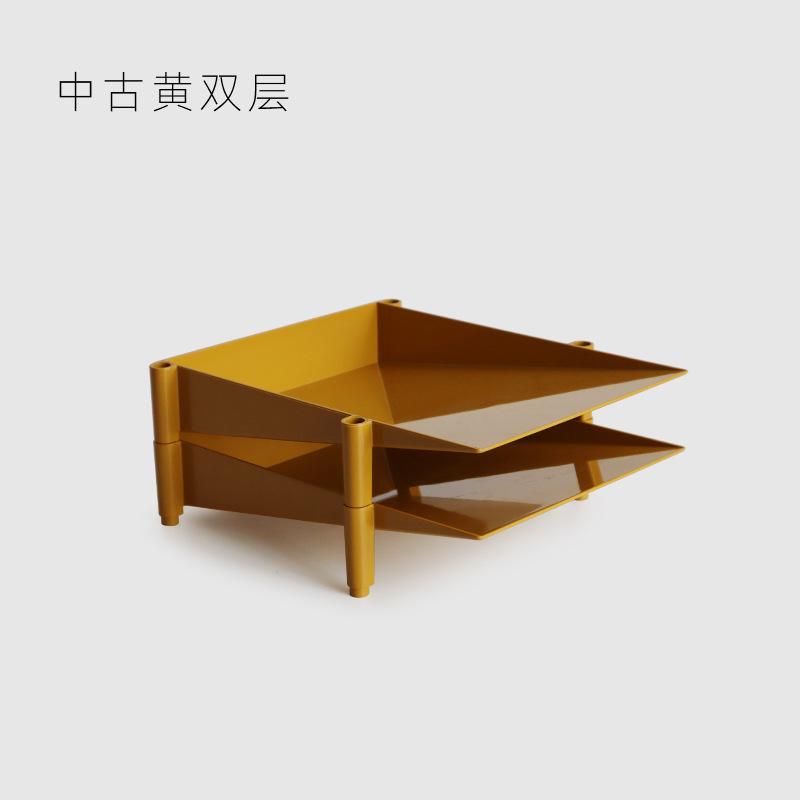 Desktop Stapelspeicher Schreibwaren Verschiedenes A4 Papier Belege zur Aufbewahrung Büro Schreibtische Dokument Mehrschichtregale