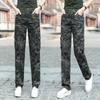 Vysoce kvalitní nové dámské overaly Bavlněné rovné kalhoty Casual Military