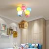 Children's room LED balloon ceiling light baby ceiling light decorative creative dreamy cartoon children's and men's room lights