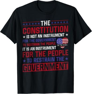 Konstytucja Jest Instrumentem - Patriotyczny T-Shirt USA