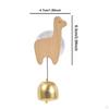 Merchant's Bell with Suction Cup, Wooden Door Ornament, Hanging Doorbell for Shop Front