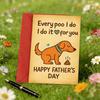 Humorous Father's Day greeting card