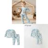 Kids Cartoon Print Sweater Set With Cotton Fabric For Children