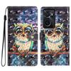 For Oppo A76/A36/A96 4G/Realme 9i 4G Case PU Leather 3D Pattern Phone Cover
