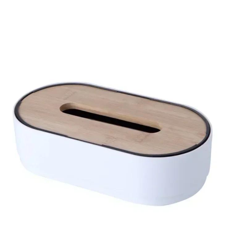 New Paper Box Desktop Tissue Box Home Living Room Creative Multifunctional Coffee Table Remote Control Mobile Phone Storage Box