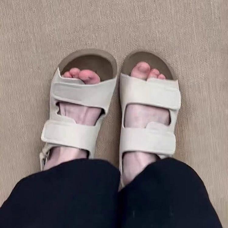 

Velcro platform women s new gentle matching skirt beach open-toed sandals 35