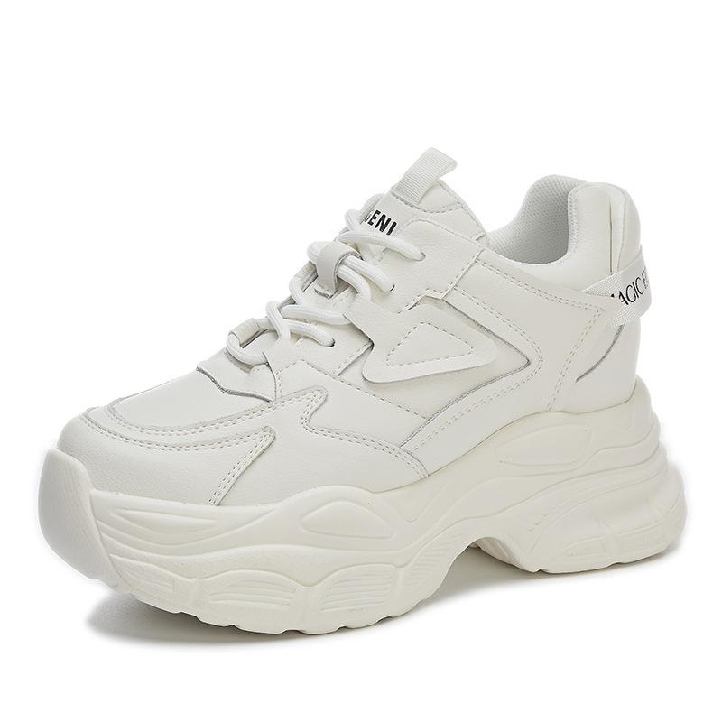 Inner Height Increase New Breathable Dad Shoes Platform Mesh Small Sports and Leisure Shoes