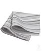 Gran creer Tie and Pocket Square Wedding Made in Fujiyama Gran creer x Set, Formal, Silk, Japan, Weave, (Multi-Stripe Silver)