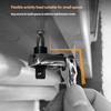 72 Tooth 1/4inch Drive 2-in-1 Reversible Ratchet Wrench Professional Automotive Improvement Quick Socket Wrench Tool
