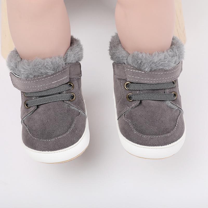 Aimele Winter Cotton Velcro Baby Prewalker Shoes (0-1 Year)