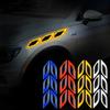 14 Piece Car Reflective Stickers Car-styling Rearview Mirror Car Stickers Safety Warning Reflective Car Strip Exterior accessory