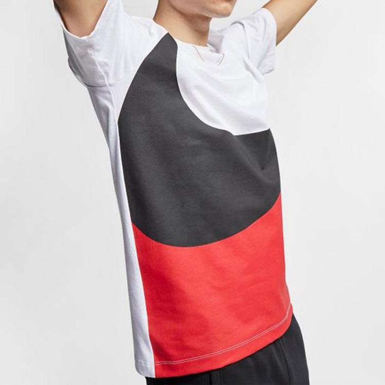 Nike Sports Pullover Crew Neck Short Sleeve T-Shirt Men Tops White CK9586-103