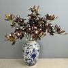 11-köpfiger künstlicher Seiden-Cymbidium-Zweig Real Touch Handgefertigte Simulations-Cymbidien Realistische künstliche Orchideenblume