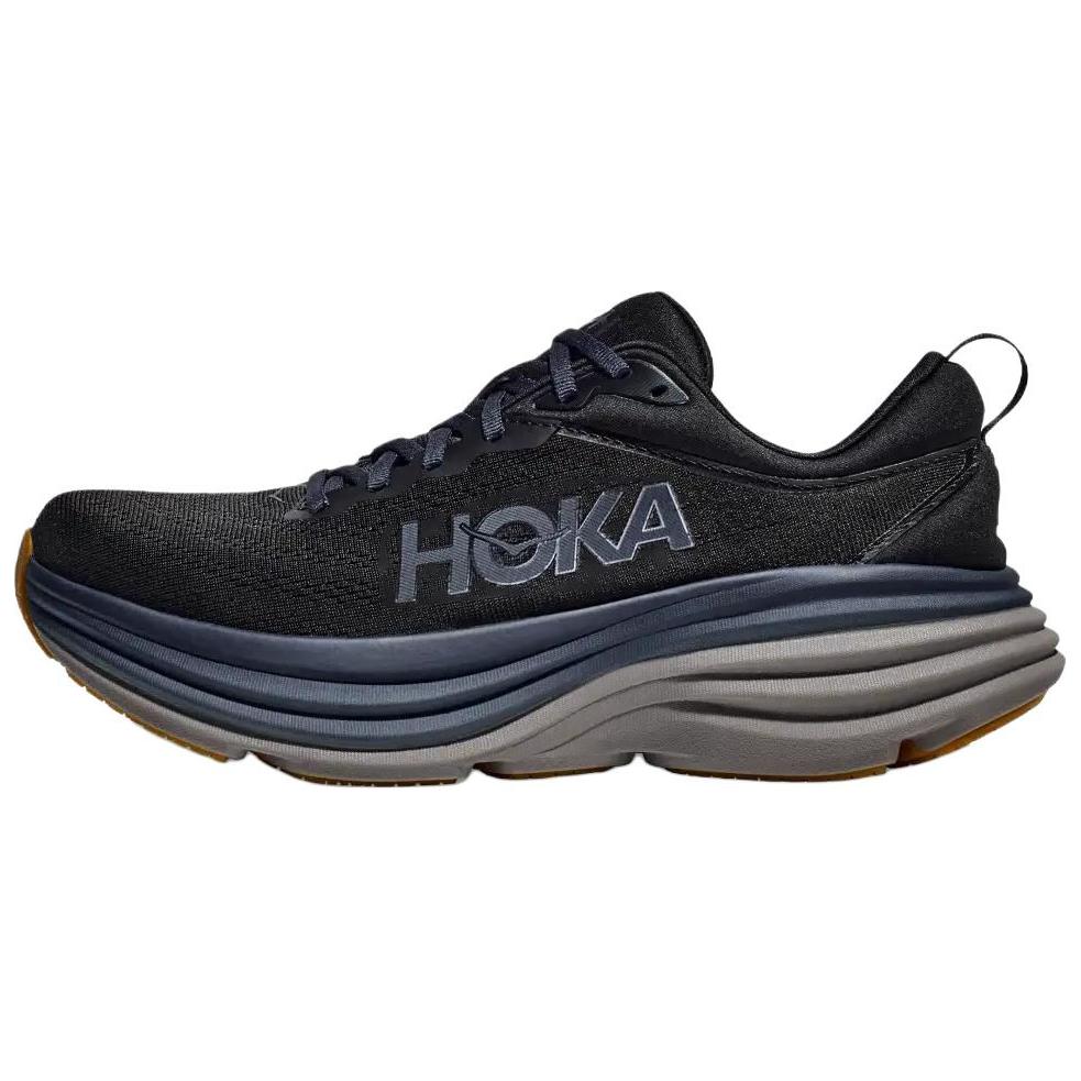 HOKA Bondi 8 Black Iron Ore Men Sneakers 1123202-BCKRN