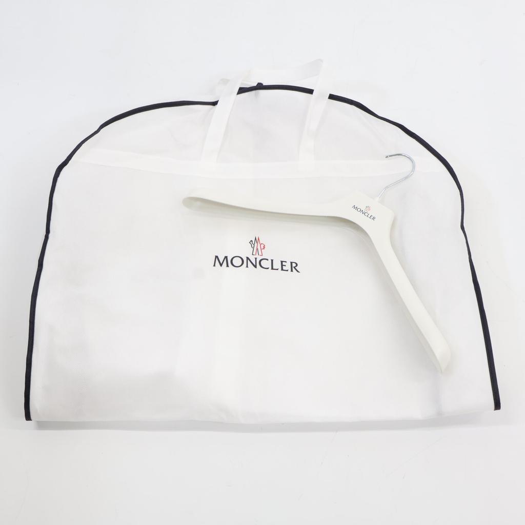 Moncler [Stan dobry/krajowy regularny] MONTGENEVRE wełniana kurtka puchowa z kapturem Kurtka 0 GranatowaUżywana