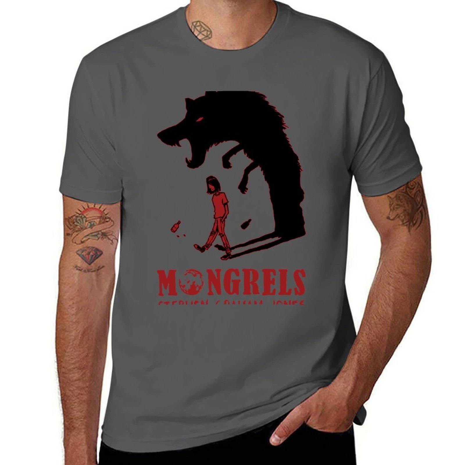 

MONGRELS (shadow) T-Shirt t shirt man casual man t shirt cotton T-Shirt 4XL