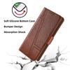 ZTE Blade A72 Magnetic Flip Phone Case - Drop-proof Stand Leather Cover for 4G/5G.