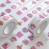 Valentine's Day Pink Sticker Roll: 500 Sheets - Decorative Envelope Seal