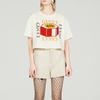 GUCCI SS23 T Shirt Women's Ecru 717684-XJFNC-9095