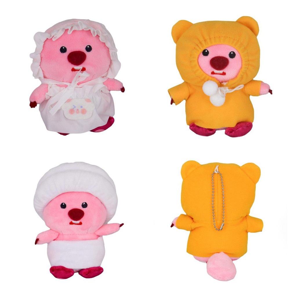 Weiches kuscheliges Loopy Pororo der kleine Pinguin Plüschtier Anhänger Schlüsselanhänger Weihnachtsgeschenk für Mädchen