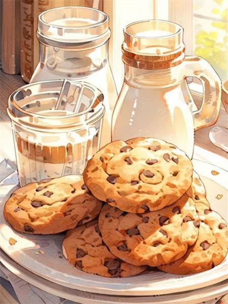 Diamant-Malerei-Set, Kuchen, Essen, volle quadratische und runde Stickerei, Kaffeelandschaft, Mosaik, Heimdekoration