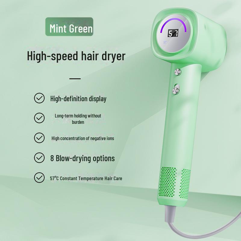 Vysoce výkonný přenosný fén s negativními ionty pro rychlé sušení a péči o vlasy