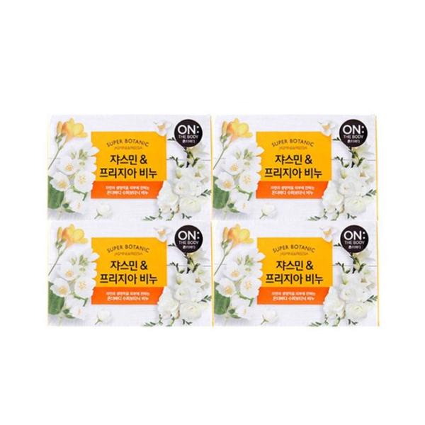 

ON THE BODY Jasmine Freesia Soap 4 Pack [W96E915_250916]