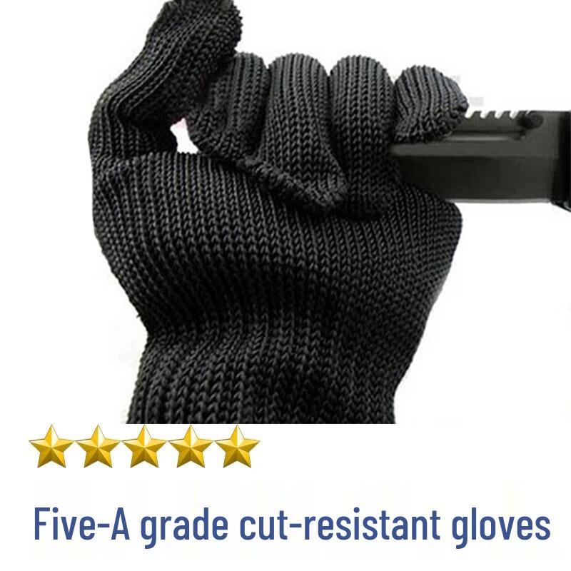 Jiaruihe Level 5 Steel Wire Cut-Resistant Gloves