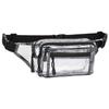 PVC Transparent Waist Bag Multi layer Clear Phone Crossbody Bag Waterproof Single Shoulder Chest Bag