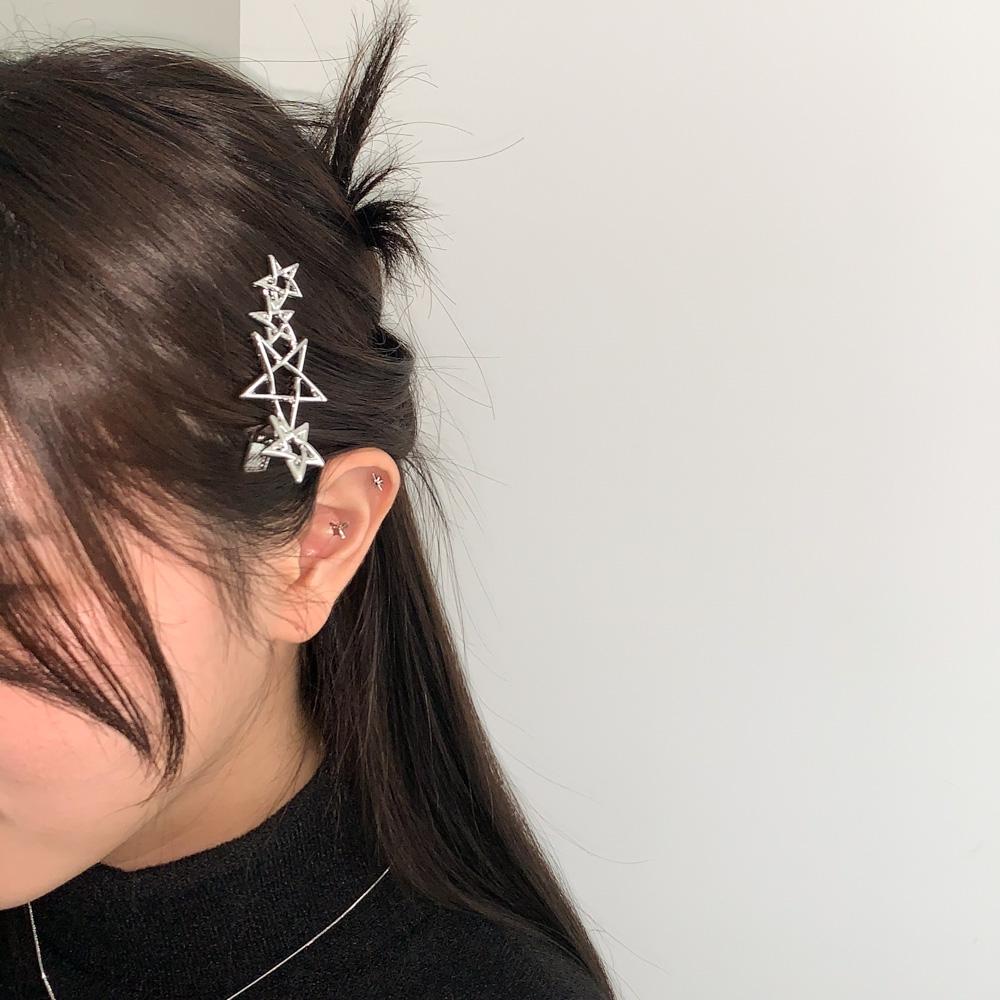 

Заколка для волос Blue City y2k Line Star Mini Point Star