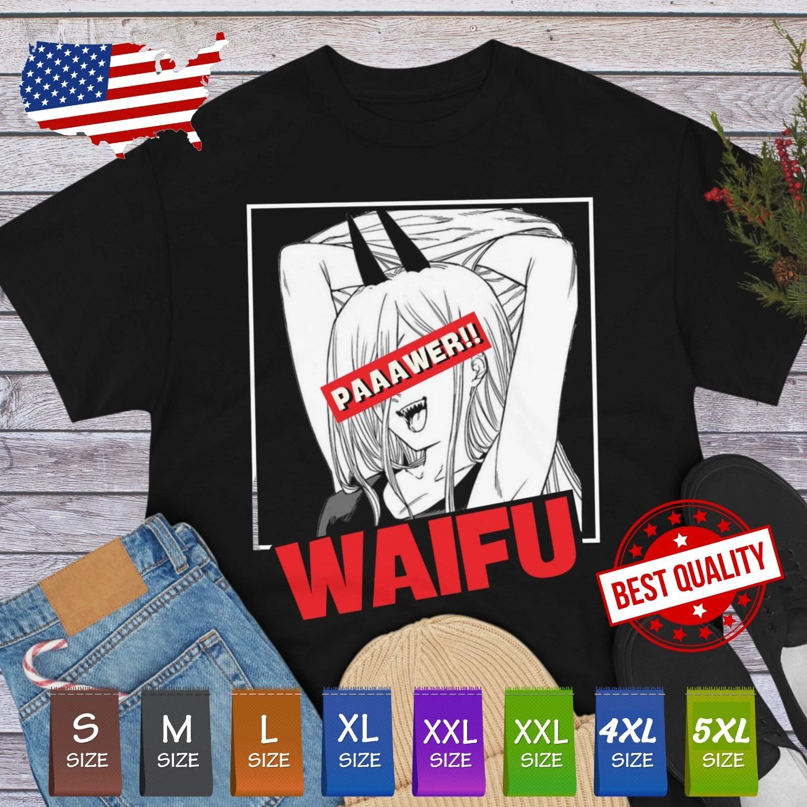 Power Chainsaw Man Denji Makima T Shirt Anime Japan Kawaii Manga Otaku Waifu XL
