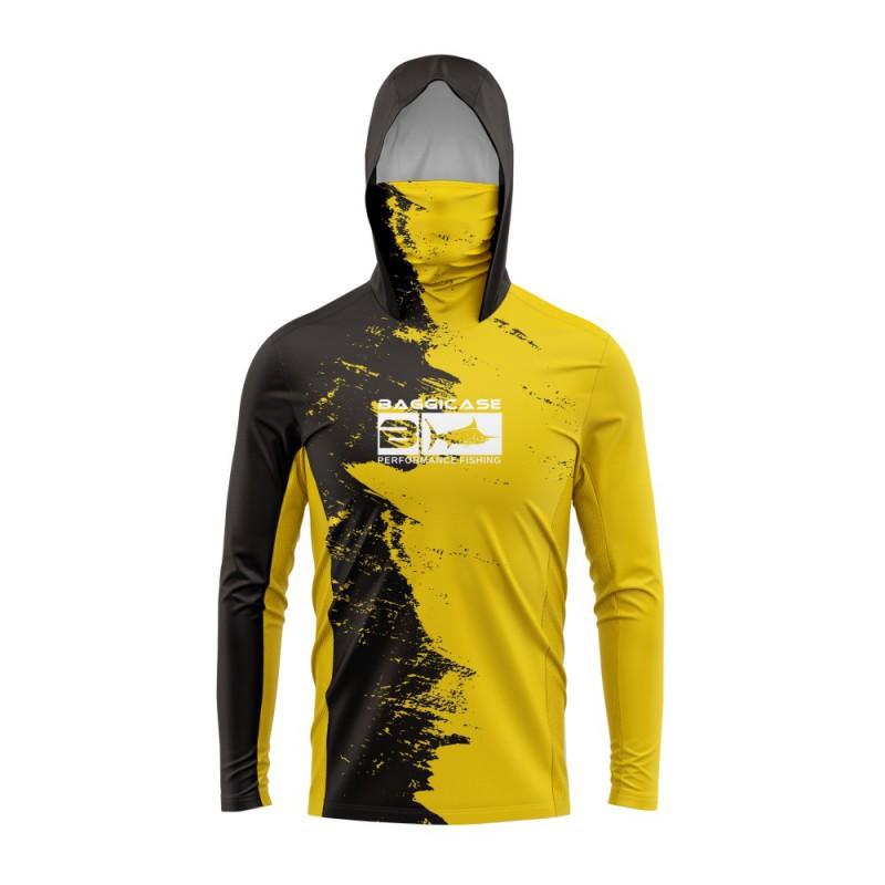 BAGGICASE Angelbekleidung Outdoor Sportbekleidung Mit Kapuze Maske Sonnenschutz Schnelltrocknend Atmungsaktiv